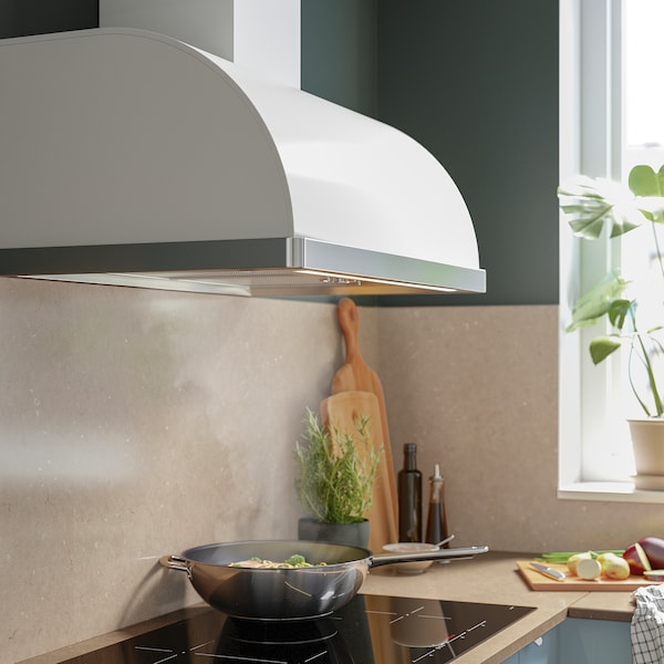 FULLSTÄNDIG Wall-mounted hood - white 80 cm , 80 cm