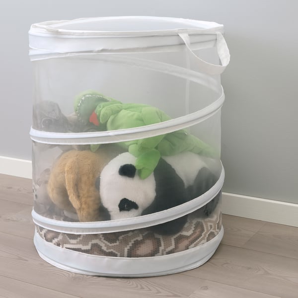 FYLLEN laundry basket, white, 79 l