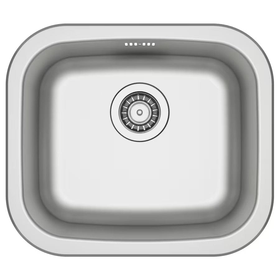 Ikea FYNDIG Single-bowl inset sink, stainless steel, 46x40 cm