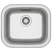 Ikea FYNDIG Single-bowl inset sink, stainless steel, 46x40 cm