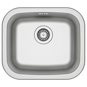 Ikea FYNDIG Single-bowl inset sink, stainless steel, 46x40 cm