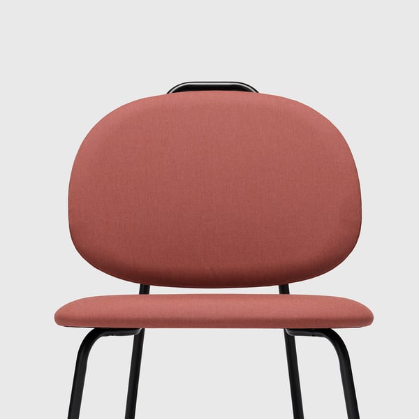 GÄVLE easy chair, Diseröd red, 54x70x68 cm