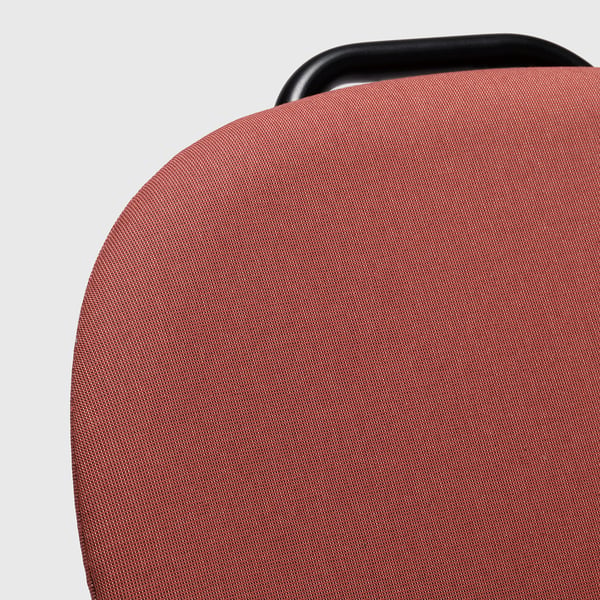 GÄVLE easy chair, Diseröd red, 54x70x68 cm