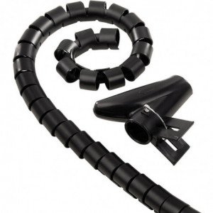 SPIRAL WRAP CABLE ORGANIZER 1.8M BLACK