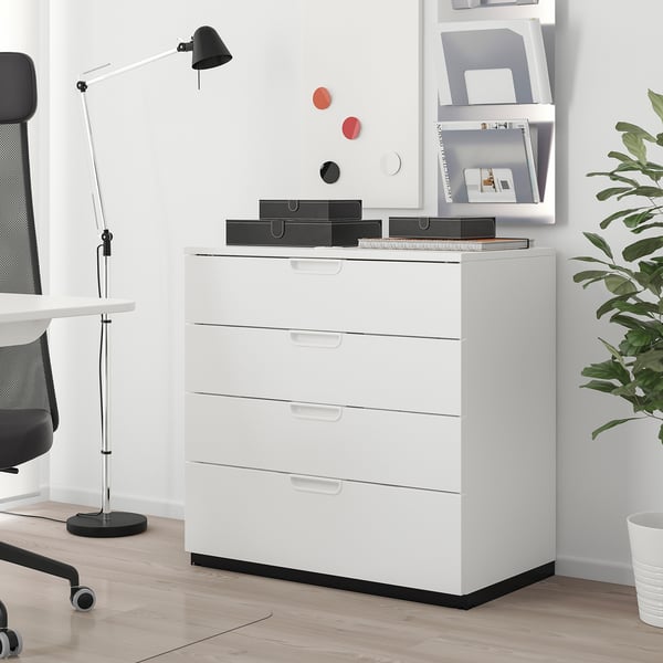 GALANT drawer unit, white, 80x80 cm