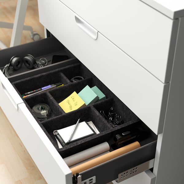 GALANT drawer unit, white, 80x80 cm
