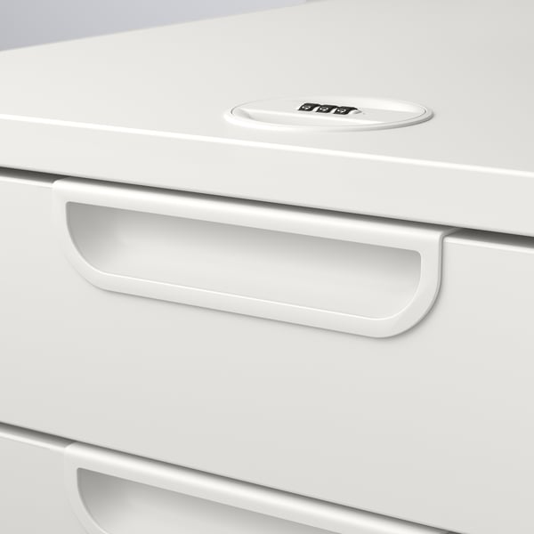 GALANT drawer unit on castors, white, 45x55 cm