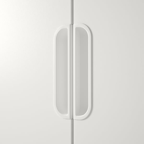 GALANT cabinet with doors, white, 80x120 cm