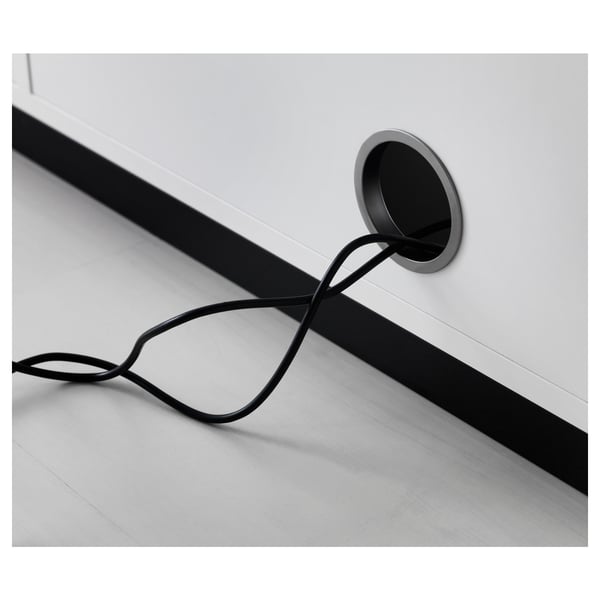 GALANT storage combination w sliding doors, white, 320x120 cm