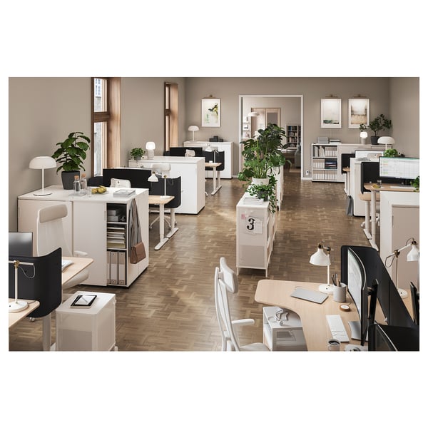 GALANT cabinet with sliding doors, white, 160x120 cm