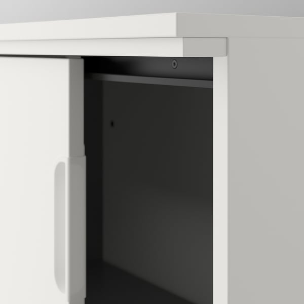 GALANT storage combination w sliding doors, white, 320x120 cm
