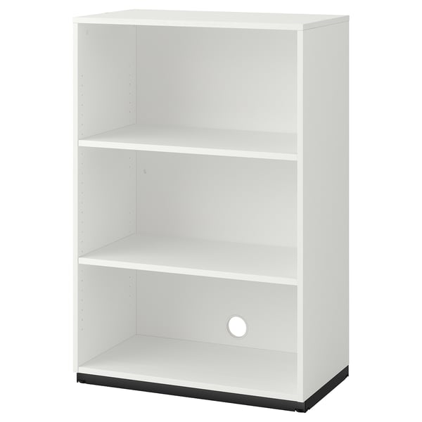 GALANT shelf unit, white, 80x120 cm