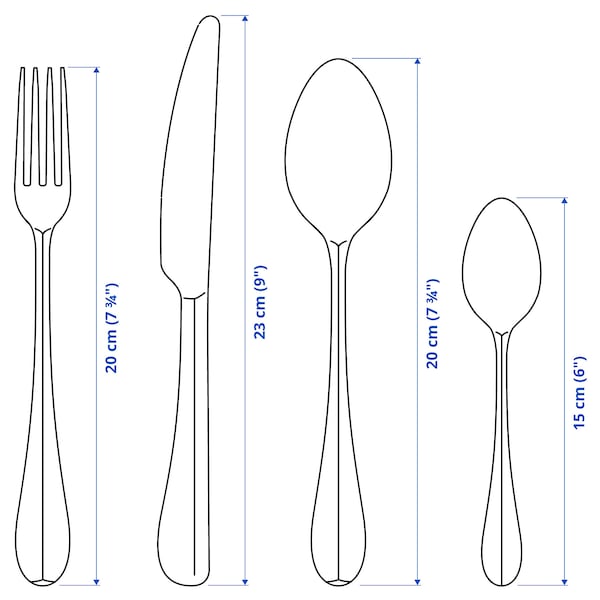 GAMMAN - 24-piece cutlery set, stainless steel