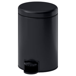 GANSJÖN waste bin, black, 3 l