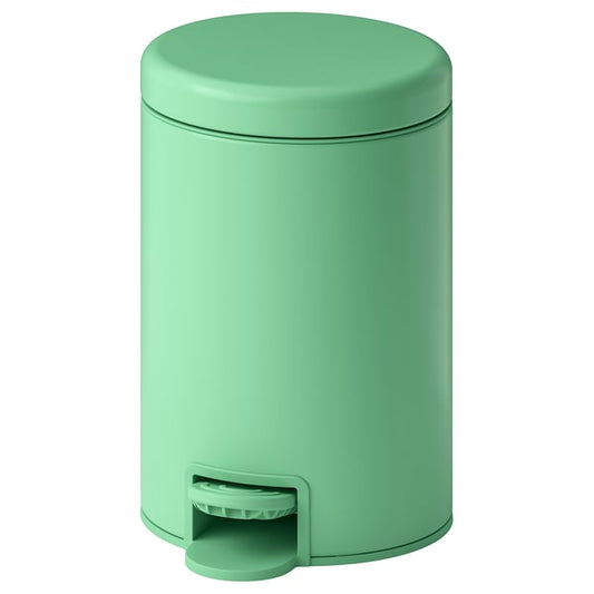 GANSJÖN garbage bucket, light green, 3 l