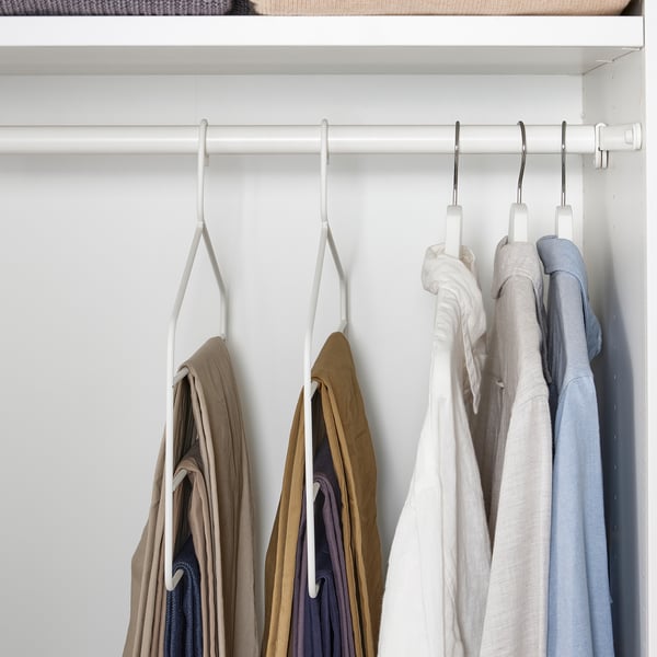 GÅRDSMÄSTARE trouser/skirt hanger, white