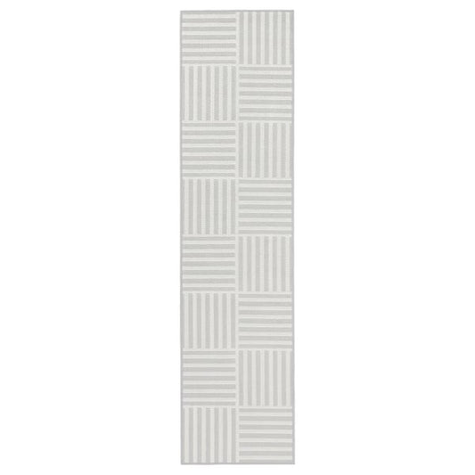 GATUSEKTION - Kitchen carpet, grey/checkered,45x180 cm