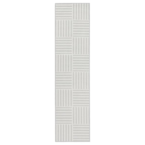 GATUSEKTION - Kitchen carpet, grey/checkered,45x180 cm