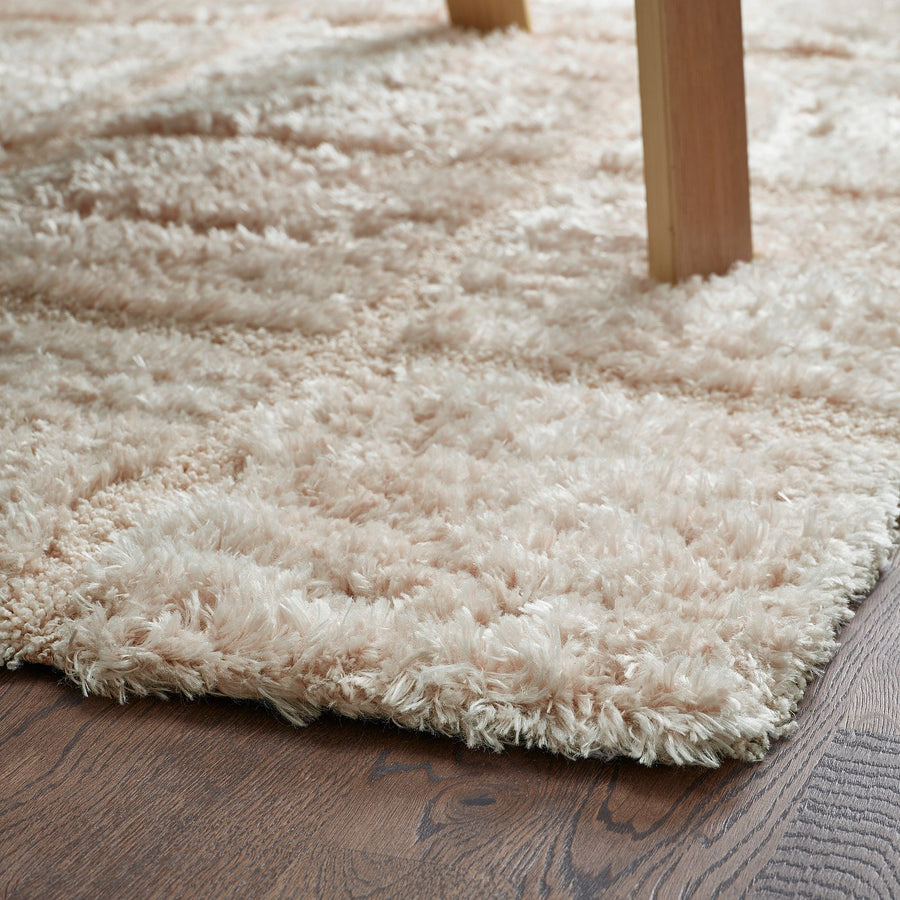GEOLOG rug, high pile, off-white, 160x230 cm