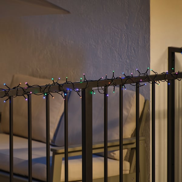 GETKÅL LED lighting chain, adjustable colour outdoor, 14.6 m