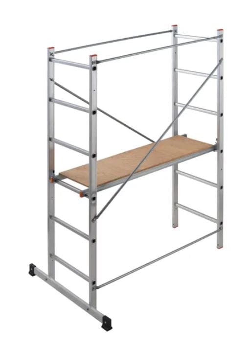 Bricocenter EASY100 ALUMINIUM SCAFFOLDING, CAPACITY 150 KG, WORKING HEIGHT 2.87 M