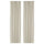 GINSTMOTT - Curtain, 2 sheets, beige/with curling ribbon,145x300 cm