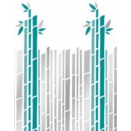 RUSH SHOWER CURTAIN W 180, H 200 CM VINYL