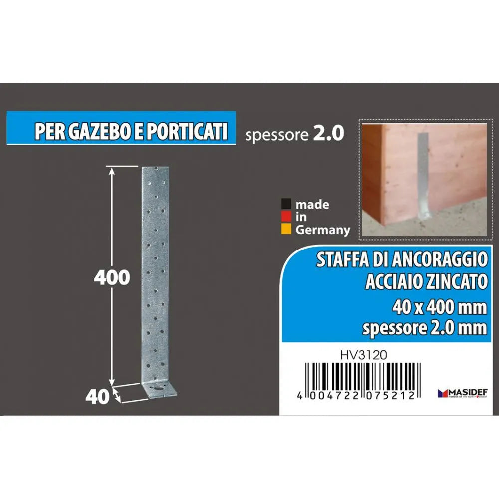 400X40 JOINT 2MM ANCHOR