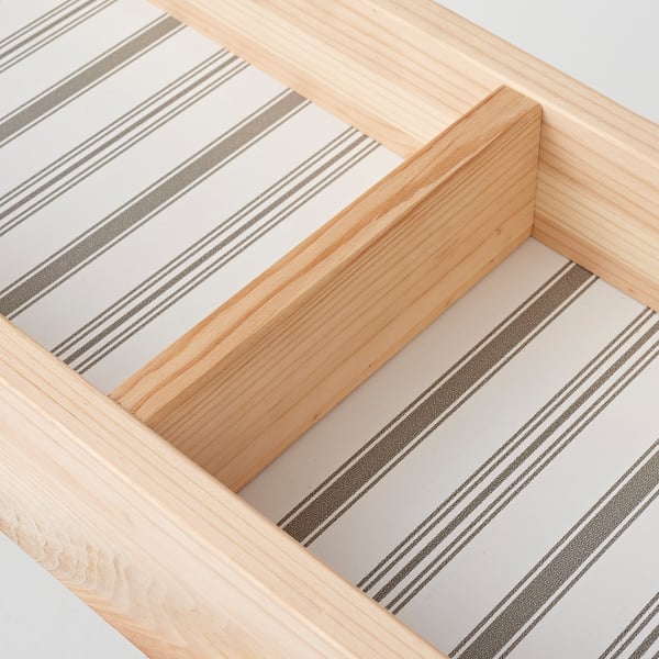 GJEMNES insert for accessories, pine, 84x18 cm