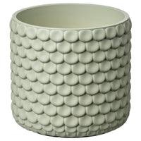 GLACIÄRBJÖRN plant pot, light green, 12 cm