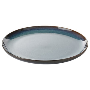 GLADELIG plate, blue, 25 cm