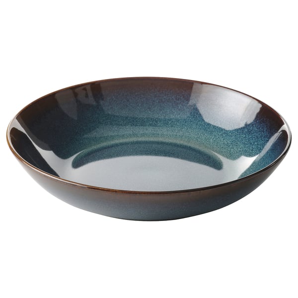 GLADELIG - GLADELIG Deep plate, blue, 21 cm