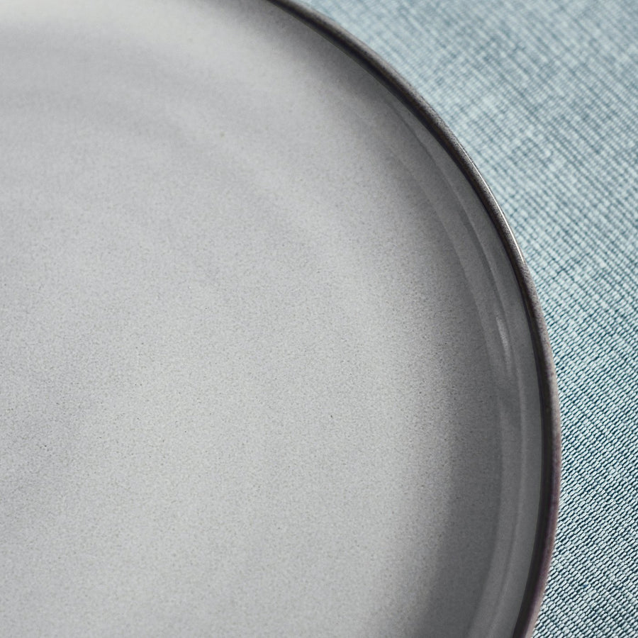 GLADELIG 18-piece service, grey