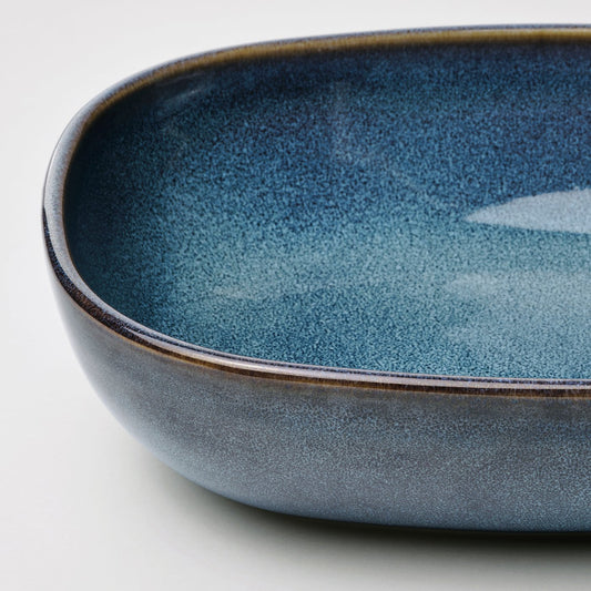 GLADELIG oven dish, set of 2, blue