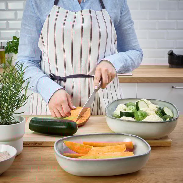 GLADELIG - GLADELIG Oven dish, set of 2, grey