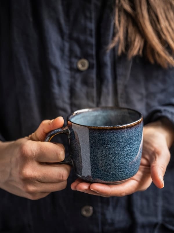 Ikea GLADELIG - Mug, blue, 37 cl