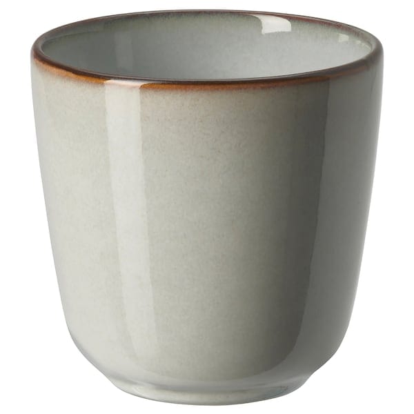 Ikea GLADELIG - Mug, grey, 30 cl