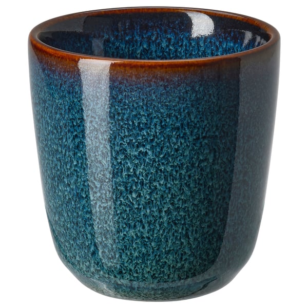 GLADELIG espresso cup, blue, 10 cl