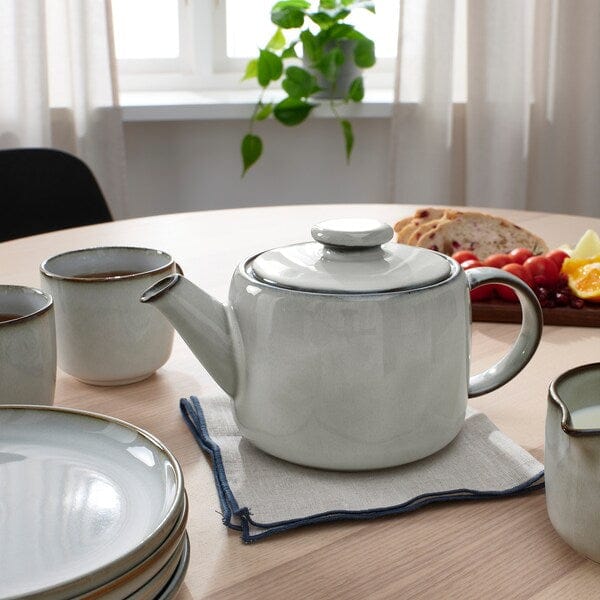 Ikea GLADELIG - Teapot, grey, 1.2 l