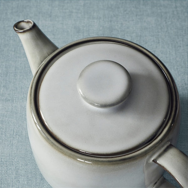 GLADELIG teapot, grey, 1.2 l