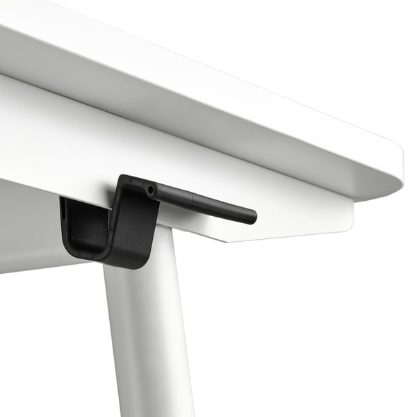 GLADHÖJDEN desk sit/stand, white, 100x60 cm