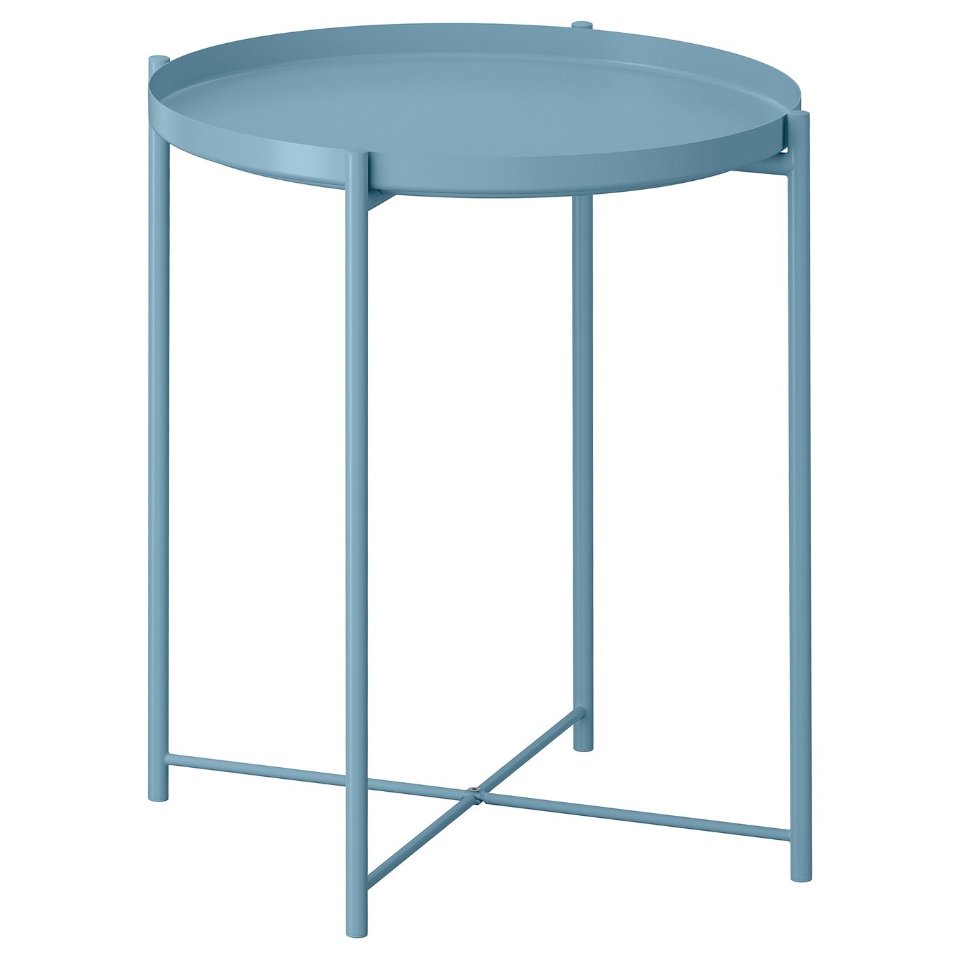 GLADOM tray table, light blue, 45x53 cm