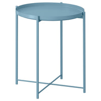 GLADOM tray table, light blue, 45x53 cm