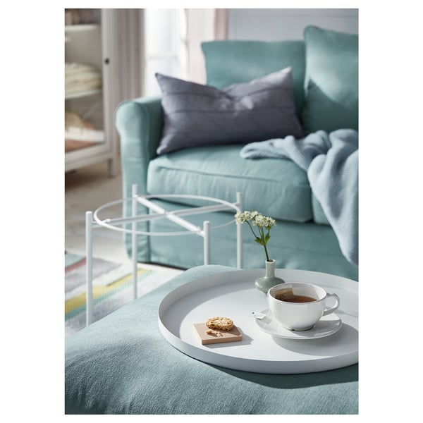 GLADOM - GLADOM Tray table, white, 45x53 cm