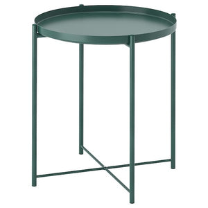 Ikea GLADOM - Tray table, dark grey-green, 45x53 cm