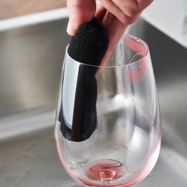 GLASVAR Multipurpose sponge - black/grey 8x12 cm , 8x12 cm