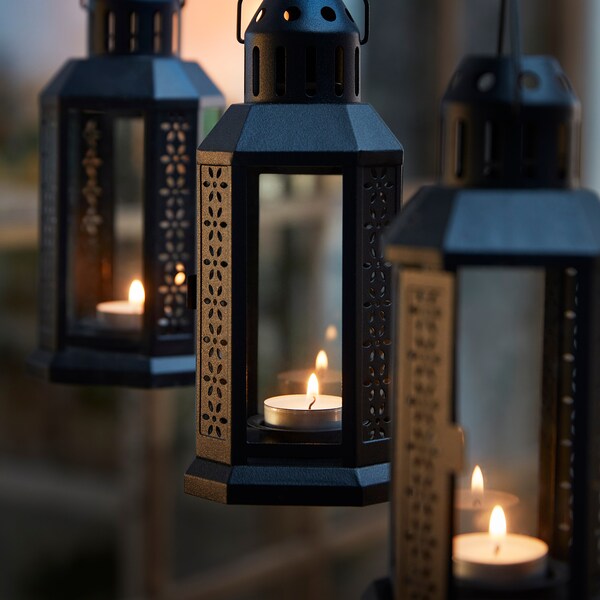 GLIMMA unscented candle in metal cup, 57 mm, 24 pack