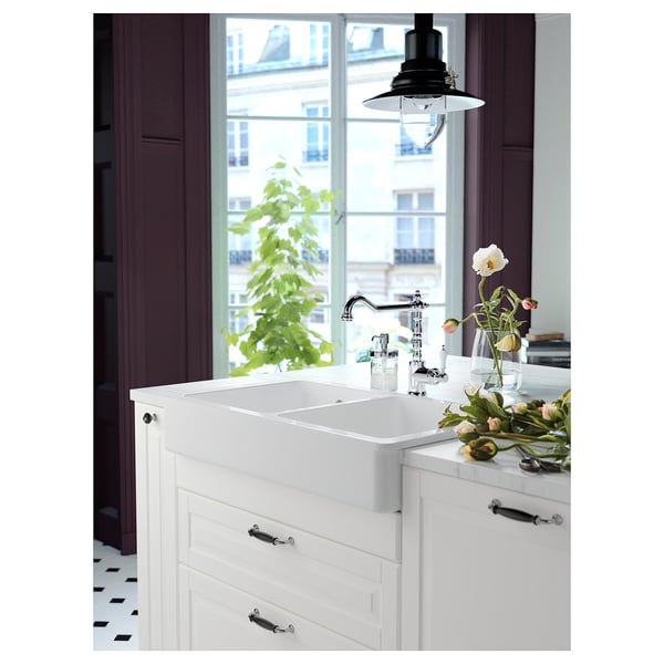 GLITTRAN kitchen mixer tap, chrome-plated