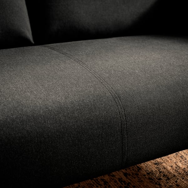 GLOSTAD 2-seat sofa, Knisa dark grey, 121 cm