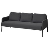GLOSTAD 3-seat sofa, Knisa dark grey, 171 cm